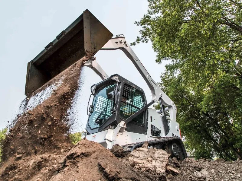 excavation machinery in action