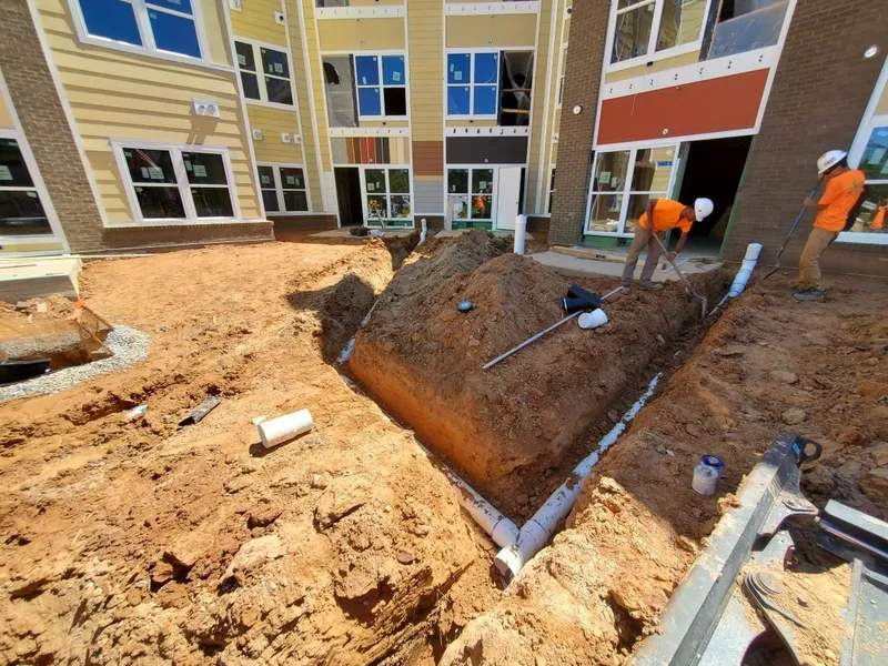 drainage installation